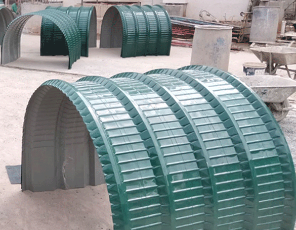 atap spandek lengkung