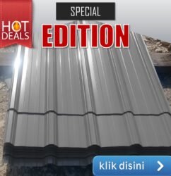 atap spandek warna abu abu