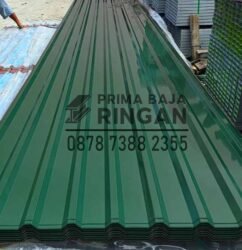 atap spandek warna hijau