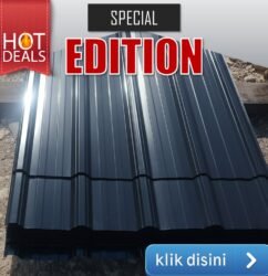 atap spandek warna hitam