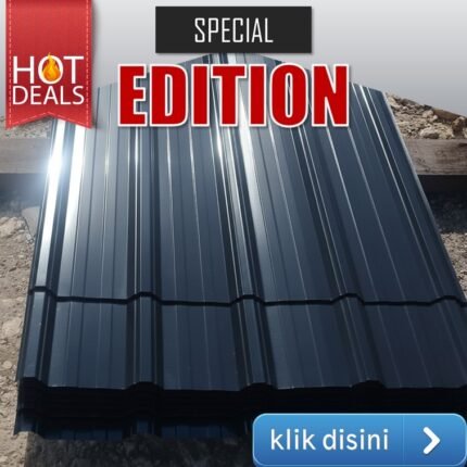 atap spandek warna hitam