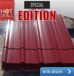 atap spandek warna merah