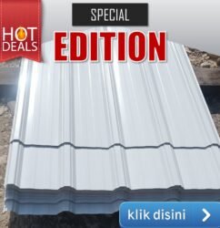 atap spandek warna putih