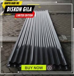 harga atap spandek warna hitam