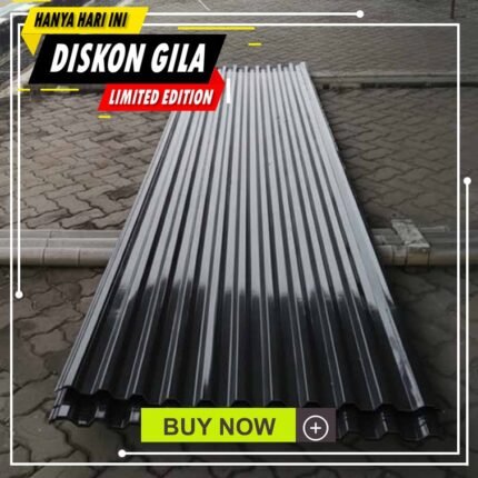 harga atap spandek warna hitam