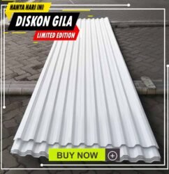 harga atap spandek warna putih