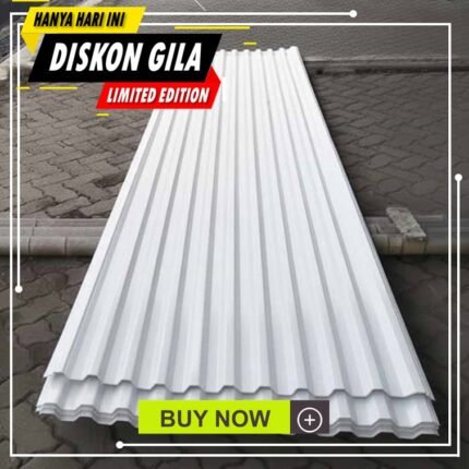 harga atap spandek warna putih